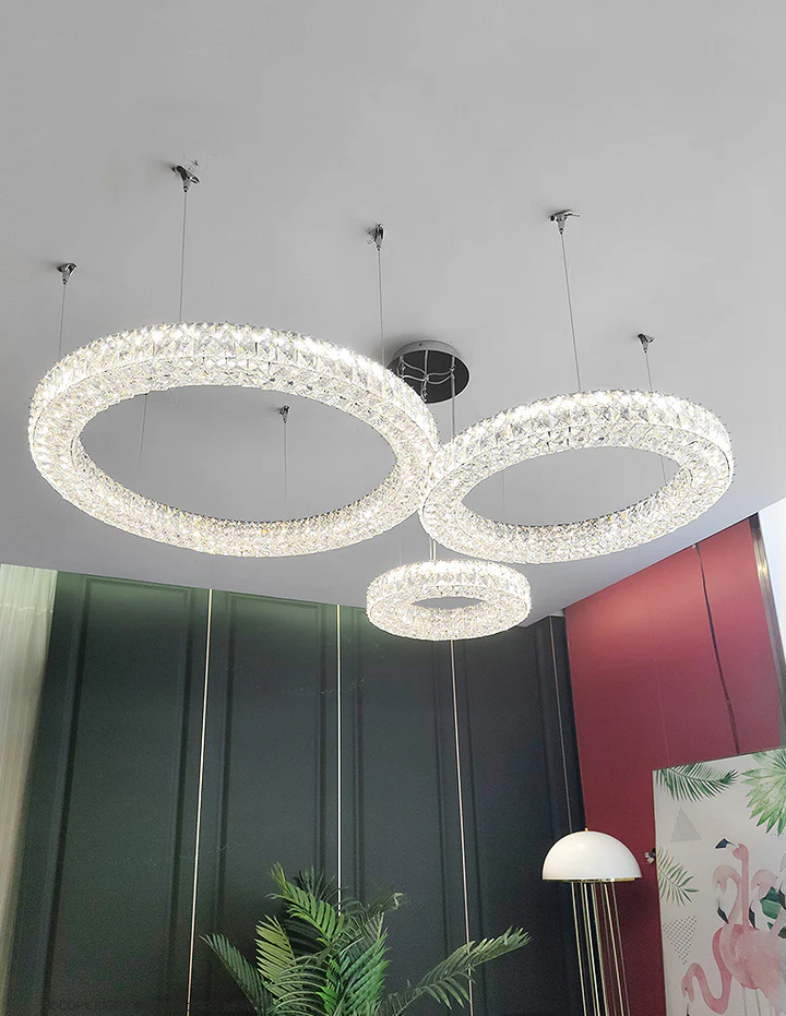 Three-Tier Modern LED Pendant Light For Living Room Luxury Decorate Hanging Lamp