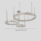 Three-Tier Modern LED Pendant Light For Living Room Luxury Decorate Hanging Lamp