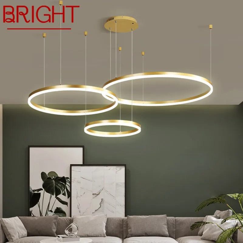 Modern Dimmable LED Pendant Chandelier