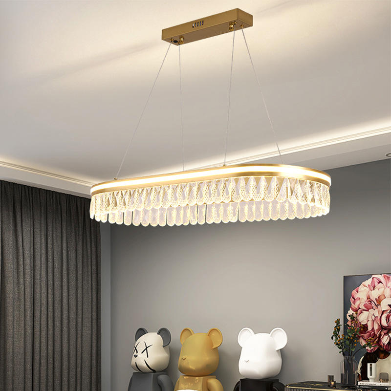 Oval Dining Chandelier New Hanging Pendant Lamp For Kitchen Island