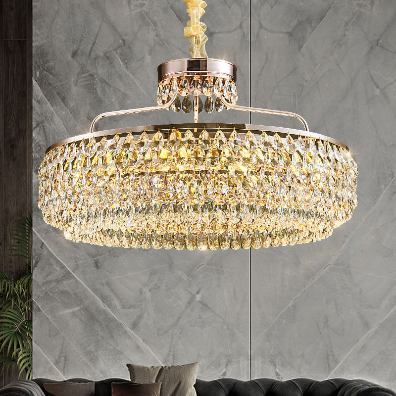 Make Every Meal a Moment — The Round Luxury Chandelier for Villa Dining Rooms