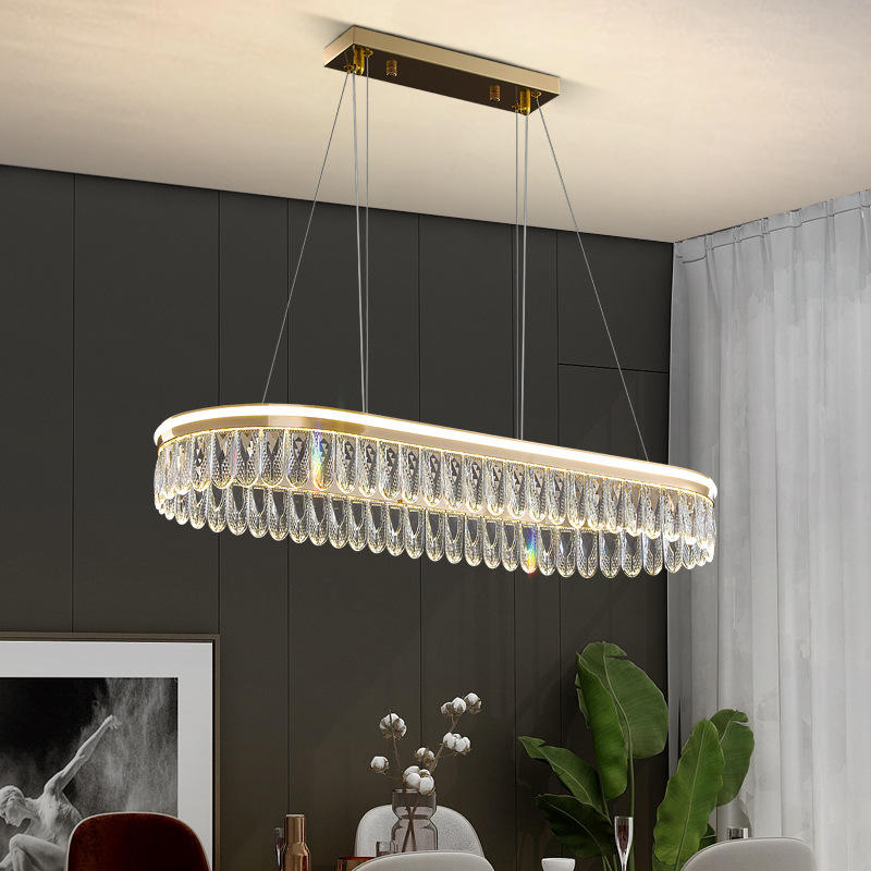 Oval Dining Chandelier New Hanging Pendant Lamp For Kitchen Island