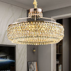 Make Every Meal a Moment — The Round Luxury Chandelier for Villa Dining Rooms