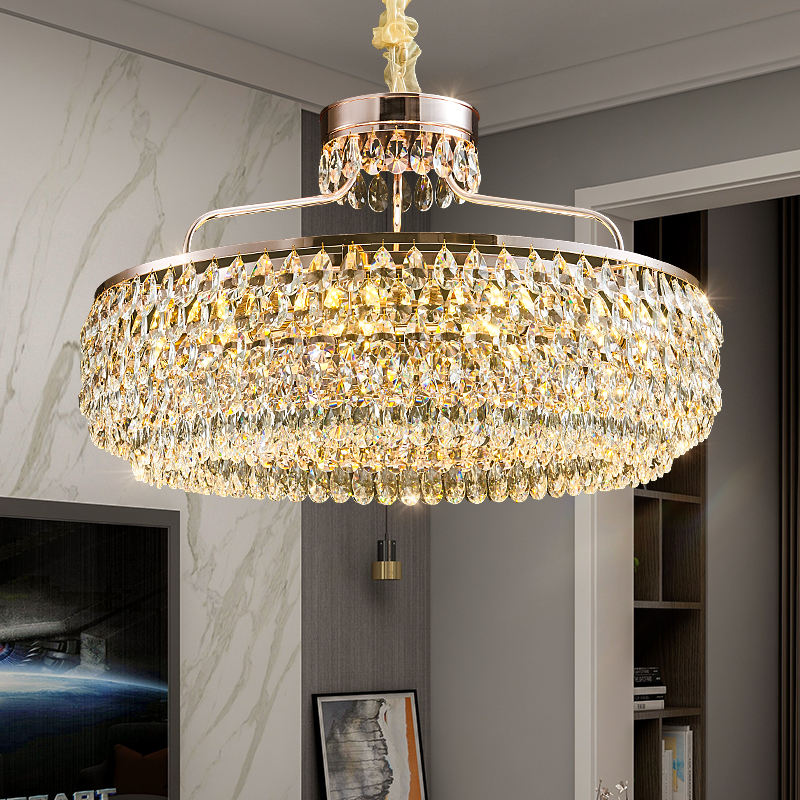 Make Every Meal a Moment — The Round Luxury Chandelier for Villa Dining Rooms