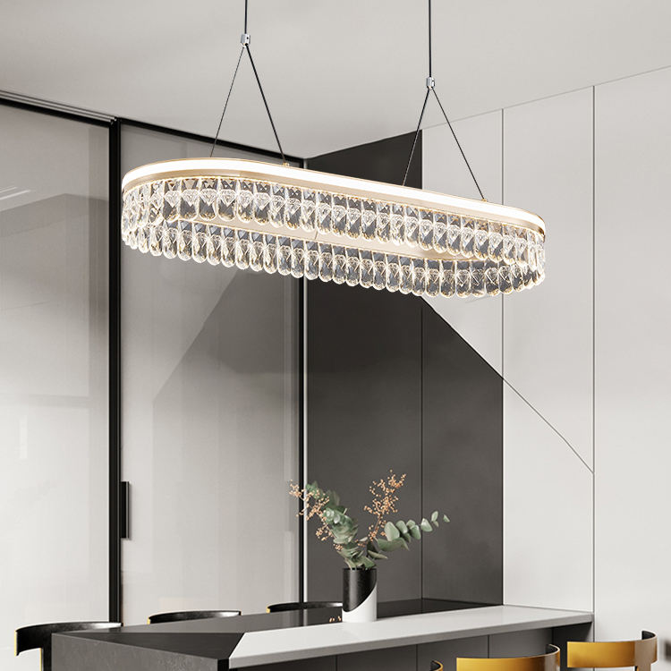 Oval Dining Chandelier New Hanging Pendant Lamp For Kitchen Island