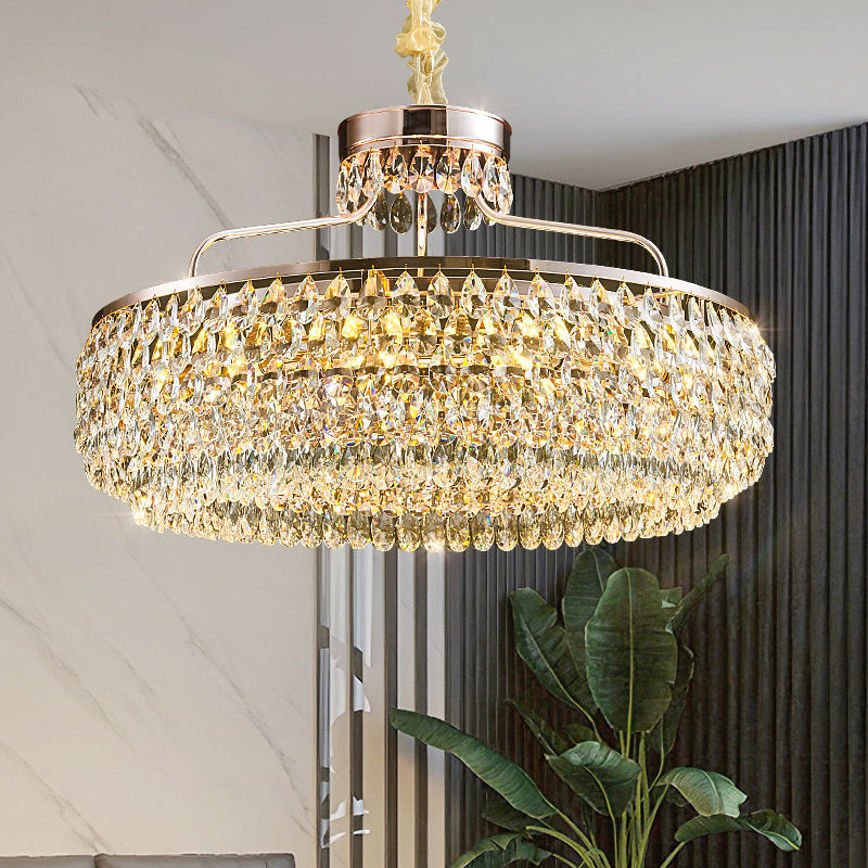 Make Every Meal a Moment — The Round Luxury Chandelier for Villa Dining Rooms