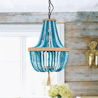 Honey Bead Chandelier – Luxury Lighting for Modern Homes