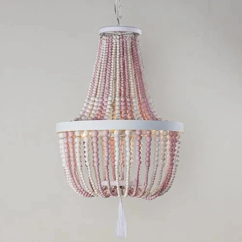 Honey Bead Chandelier – Luxury Lighting for Modern Homes