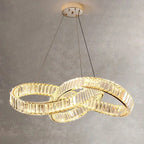Luxurious crystal chandelier. New design, Suitable for various indoor spaces.