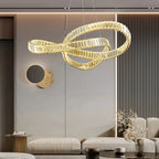 Luxurious crystal chandelier. New design, Suitable for various indoor spaces.
