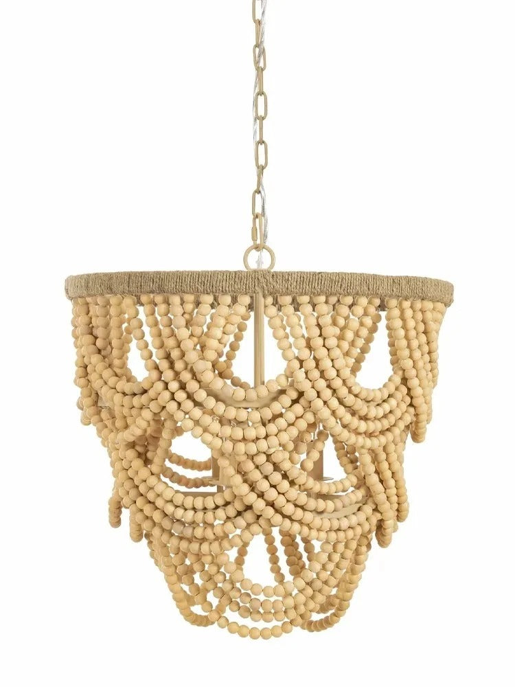 Honey Bead Chandelier – Luxury Lighting for Modern Homes