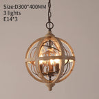 Antique Wooden Chandelier